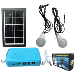 Powerbank Solar 20.000Mah + 2 Ampolletas