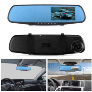 Espejo retrovisor con cámara de auto, delantera y trasera HD
