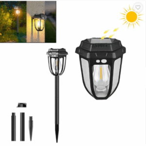 Estaca solar,  LED 2 en 1 (Estaca - Pared) Sensor de Movimiento