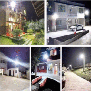 Foco solar led de 600W con soporte y control remoto