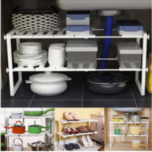 Organizador Multifuncional Cocina Hogar Repisa Ajustable