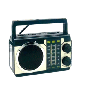 Radio solar AM-FM bluetooth linterna