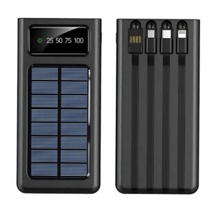 Powerbank solar 20.000 Mah 4 en 1 con Luz