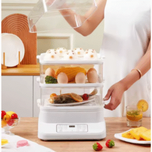 Vaporera eléctrica para alimentos 1,4 Litros