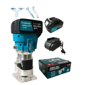 Fresadora de Madera Inalámbrica 2 Baterías