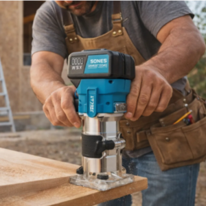 Fresadora de Madera Inalámbrica 2 Baterías