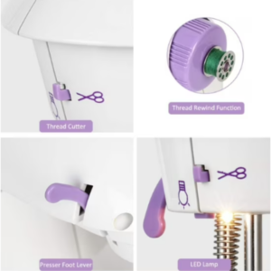 Mini Máquina Coser Principiantes Niños Portátil Hogar