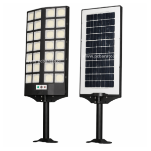 Foco Solar Poste 800W Sensor de Movimientos