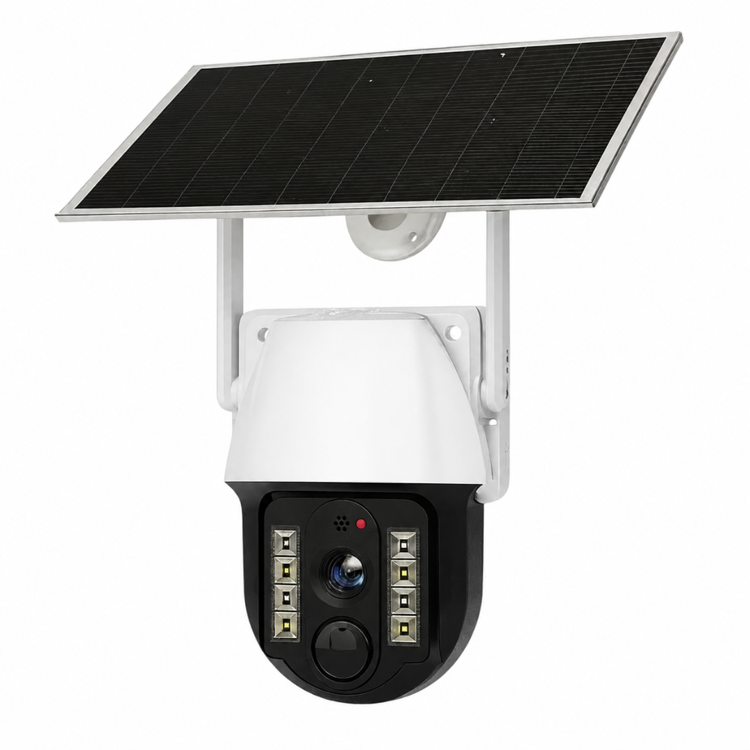 Cámara de Seguridad Exterior Solar 360° Wi-Fi 3MP Full HD