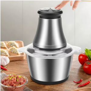 Picadora Moledora Eléctrica de Carne y Verduras 2 Litros